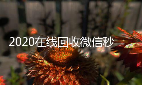 2020在线回收vx回收秒结微信秒结（高价回收微信秒结）